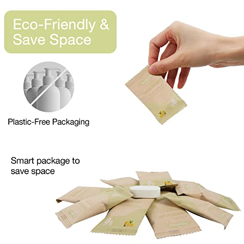 Foaming Hand Soap Tablet Refills-12 Pack Makes 96 Fl Oz (12 X 8 Fl Oz Bottles)- Lemon Scented Hand Wash Soap Refills Tablets For Zero Waste Eco Friendly Cleaning Supplies #TOP4