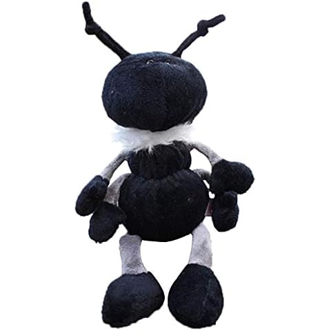 LAARNT 30cm Black ant plush doll, cartoon animal shape plush toy, children's toy birthday, soft, cute and comfortable Cover