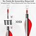 Hauojaus 12 Pack X Lighted Nocks for Arrows,Fit for Arrows with ID .233/.244/.246 Light Up Nocks,Inside Diameter Bolts with X, H, GT Bushings,with ON/Off Switch for Archery Hunting