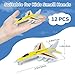 Toy Airplanes 12 Pack,Plastic Diecast Airplane Toys for Boys Toddlers Age 1 2 3 4 5 6,Military Planes Model Toys for Kids Toddlers Party Favors Birthday Goodie Bags Stuffers