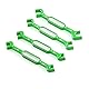 KEEDA 4PCS RC Aluminiumlegierung Schraubenschlüssel, 3.0/3.2/3.5/3.7/4.0/5.0/5.5/6.0mm Kugelendentferner RC Kugelgelenk Werkzeug für RC Modell Auto Boot RC Drone (Grün)