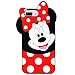 TopSZ Case for iPhone 8 Plus/ 7 Plus /6/6S Plus 5.5",Cute Silicone Couple Lover 3D Cartoon Kawaii Animal Cover,Soft Skin for iPhone 8Plus,Funny Unique Character Cases for Kids Girls Teens Guys-Minnie