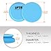 SPTA Auto Profi Hand Polishing Pad Kit, 2Pcs 100 x 120mm Applicator Hand Pads with Surrounding Handle & 1Pc Microfibe Cleaning Cloth Microfiber Towel for Waxing, Polishing,Paint Cleaning