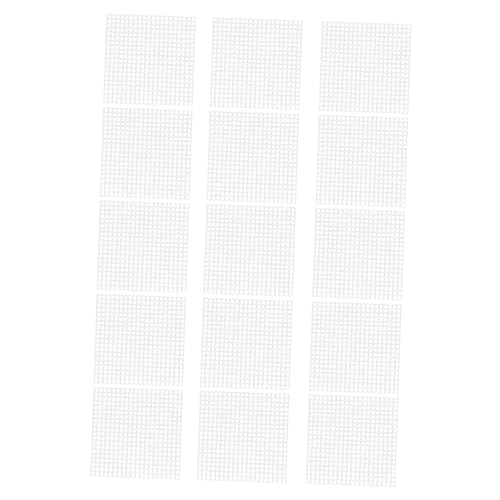 Housoutil Sturdy Plastic Embroidery Mesh Sheet for DIY Canvas 25pcs Cross-Stitch Craft Netting