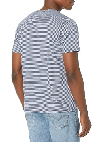 Vince Men's Stripe Pima S/S Crew2