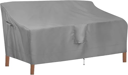 OutdoorLines Funda impermeable para sofá de 3 plazas para patio al aire libre, resistente a los rayos UV, fundas para muebles de patio, resistentes