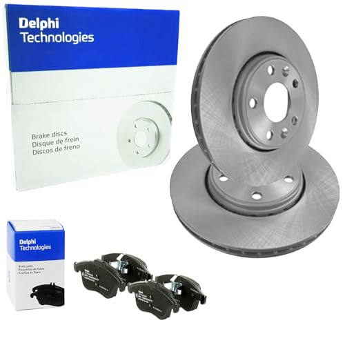 DELPHI Bremsscheiben 296mm + Beläge vorne passend für Megane 3 SCENIC 3