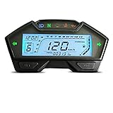 tachometer honda shadow 750 Universal Digital Tachometer mit Drehzahlmesser und vielen weiteren Anzeigefunktionen. Gestochen scharfes LCD Display für optimale Ablesbarkeit. Ohne ECE Homologation