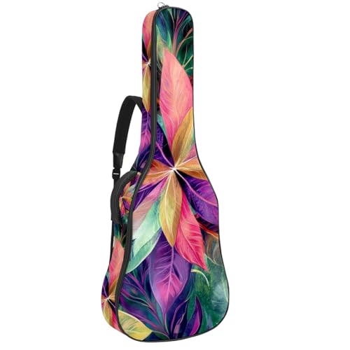 Housse guitare imperméable en tissu Oxford avec double poche et sangles dorsales réglables