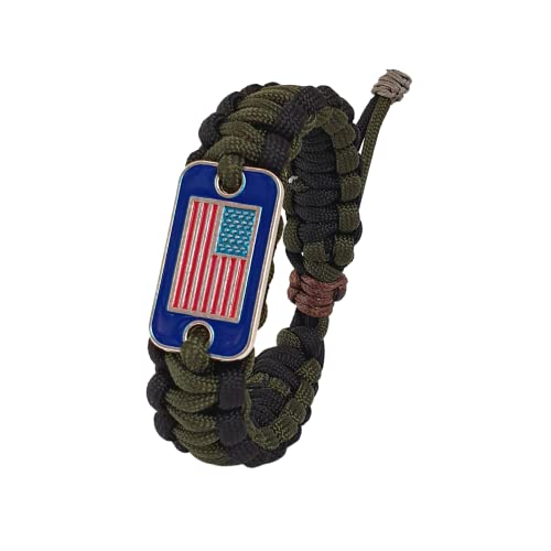 VAYOBOO Paracord Bracelet USA Flag Proud Bracelets