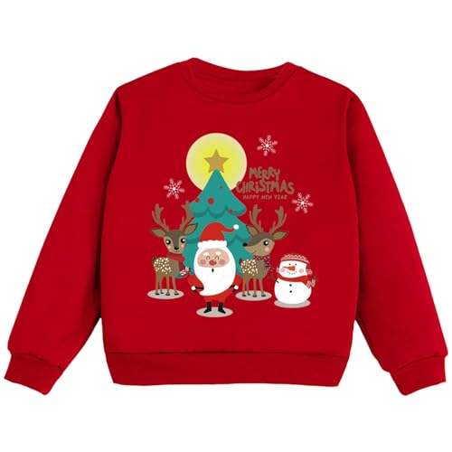 Weihnachtspullover Mädchen Weihnachts Sweatshirt, Baby Christmas...