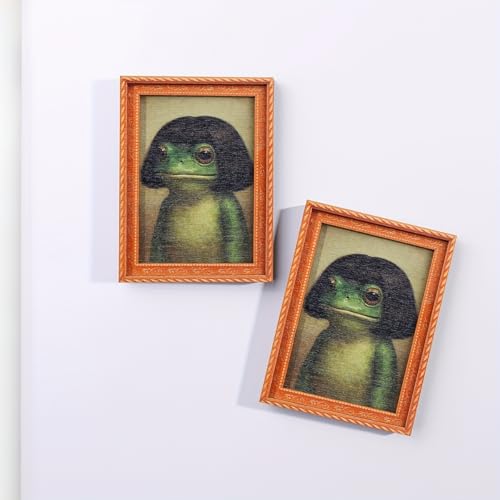 Imán Decorativo Rana Verde Mini para Refrigerador miniatura 3