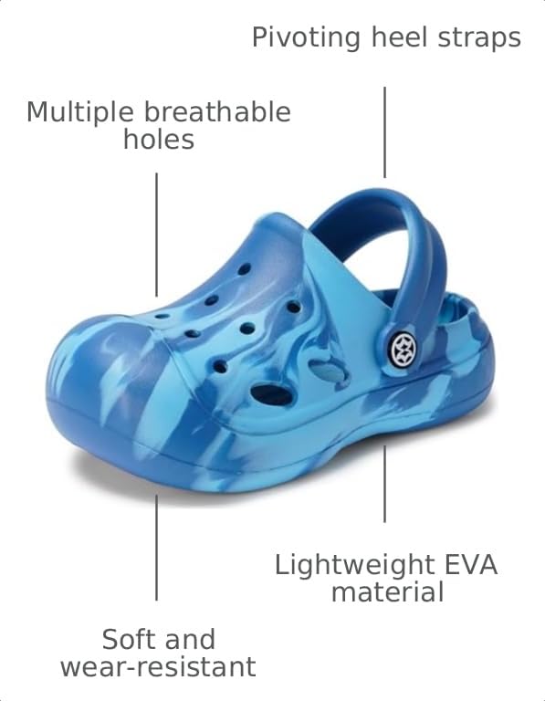 Image of KVbabby Toddler Kids Clogs for Boys Girls