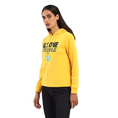 Image of Levi's Women's Cotton Blend Hooded Neck Sweatshirt