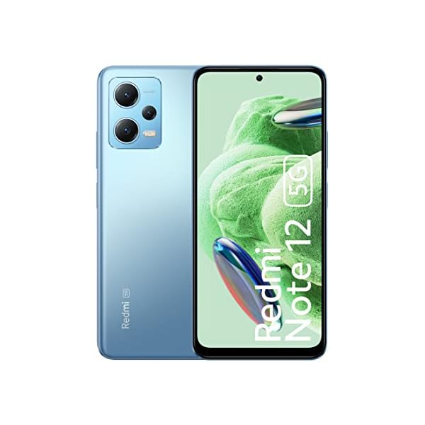 Redmi Note 12 5G Mystique Blue 6GB RAM 128GB ROM | 1st Phone with 120Hz Super AMOLED and Snapdragon® 4 Gen 1 | 48MP AI Triple Camera