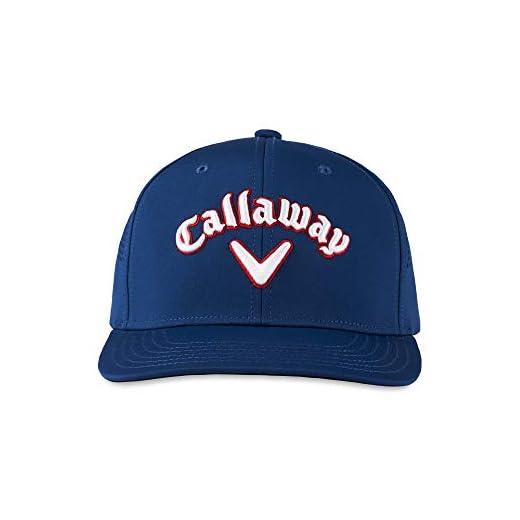 Callaway mens Riviera Hat, Navy/Red, Large-X-Large US