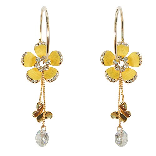 Navachi - Orecchini a cerchio placcati in oro 18