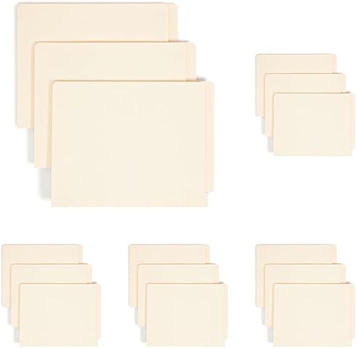 Miniatura 9 de Smead Carpeta de archivos con pestaña final pestaña de corte recto reforzada Shelf-Master tamaño carta manila 100 por caja 24110