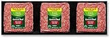 Fresh Brand, Ground Beef 80% Lean/20% Fat, 3 lb, Pack of 3