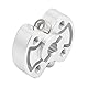 Aluminium-Wellenklemmnabe, Hochgeschwindigkeits-Kompaktnabe für 6-mm-D-Welle, 6-mm-D-Bohrung, Klemmmontagezubehörteile 3309 0016 1006