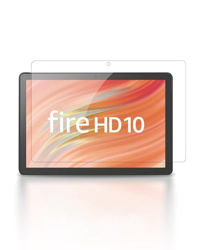 2023 Fire HD 10 ^ubg p KXtB 10C` SpinoArmor KXtB ɋ 2.5D HDߗ CA[ ȒP\t Uh~ dx9H ^b` KX tB