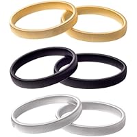 Luxiremi 3 pares de brazaletes para mangas de camisa de manga