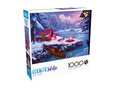 Buffalo Games - Country Life - Snowy Retreat - 1000 Piece Jigsaw Puzzle, Multicolor - Image 3