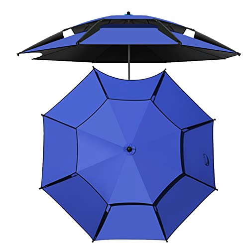Sombrilla de jardín de 360° grande y a prueba de lluvia para patio