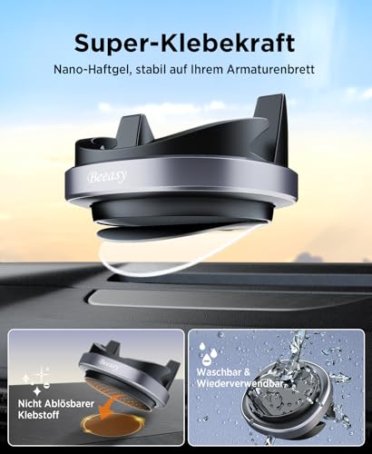 Beeasy Handyhalterung Auto Armaturenbrett 360 Drehbar Handy Halterung Kfz – Ansicht 2