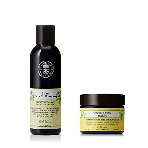 Neal's Yard Remedies Baby Bundle with Balm (50 g) and Bath & Shampoo (200 ml)