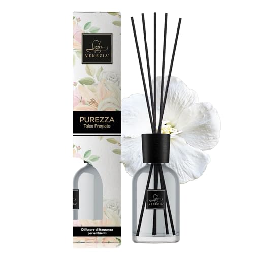 Lady Venezia I Perfume Ambiente Varillas I Difusor Perfume Ambiente I Fragancias Surtidas I 100 ml (Talco)