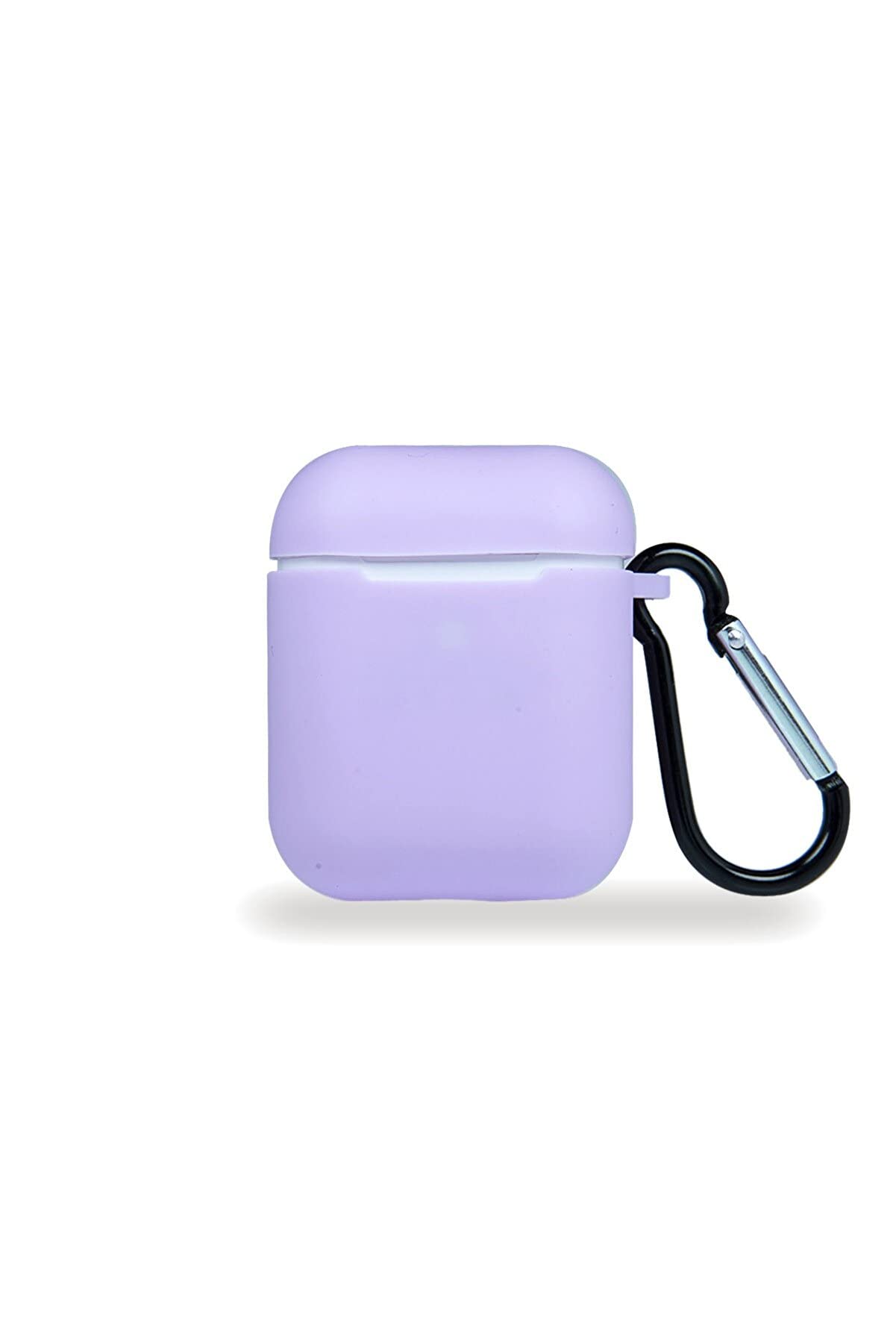 Happy Trend Apple AirPods 2/1 Nesil Uyumlu Kılıf Silicone Fit (Silikon) Lila Renk