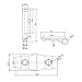 OTTFF 4 Pack Aluminum Double Ended Conical Coupler with Clips Pin, DJ Stage Truss Clamp - Fit F34 F33