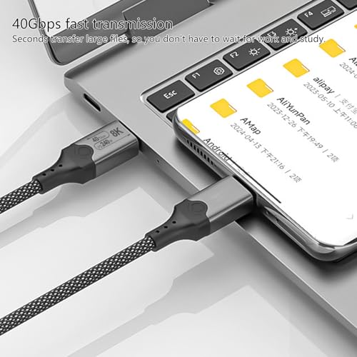Transfert de données rapide 40 Gbit/s avec le câble USB de type C PD240W - 3