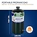 Sondiko Propane Tank 2 Pack, High Purity 1LB Propane Cylinder Tank 16 oz, Factory Prefilled and DOT Compliant, Premium Propane to Broil Sous Vide for Welding Brazing Soldering
