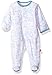 Magnificent Baby Baby Infant Magnetic Footie, Savannah Blue, NB