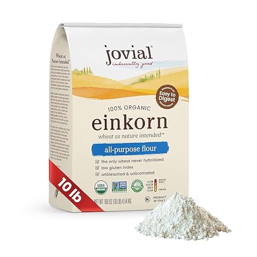 Jovial 100% Organic Einkorn All-Purpose Flour, 10 Pounds