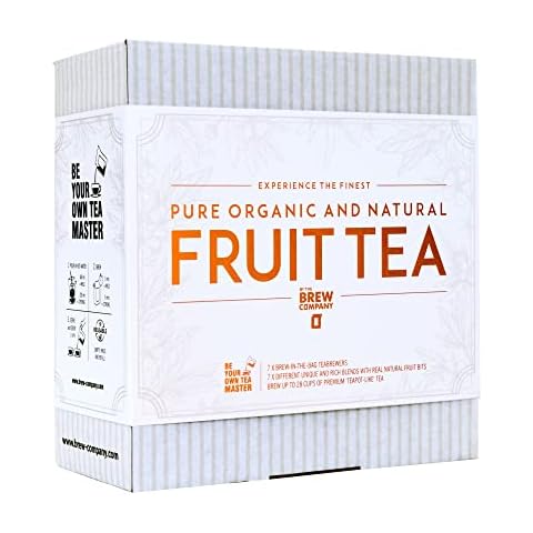 Original Tea Gift Set for Women & Men - Premium Loose Leaf Fruit Tea Selection of 7 Unique Tea Brewers for Tea Lovers | Brew & Enjoy Anytime, Anywhere | Hamper Style Birthday Gift Idea for Him & Her Cover
