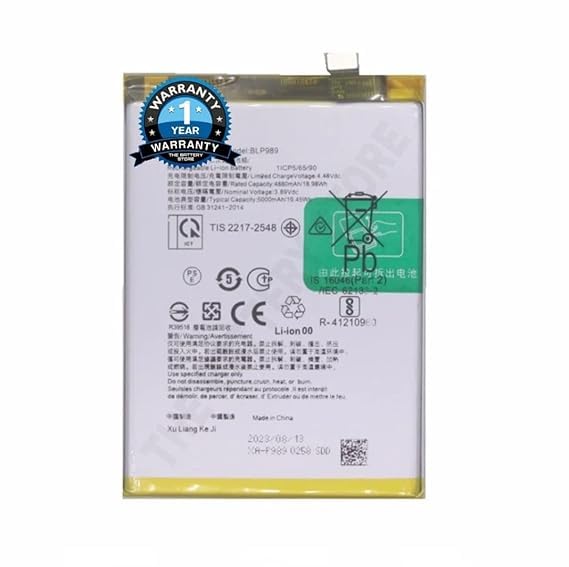 Image of THE BATTERY STORE Original BLP989 Battery for OnePlus Nord CE 3 Lite 5G Battery with 1 Year Warranty****(PR92)