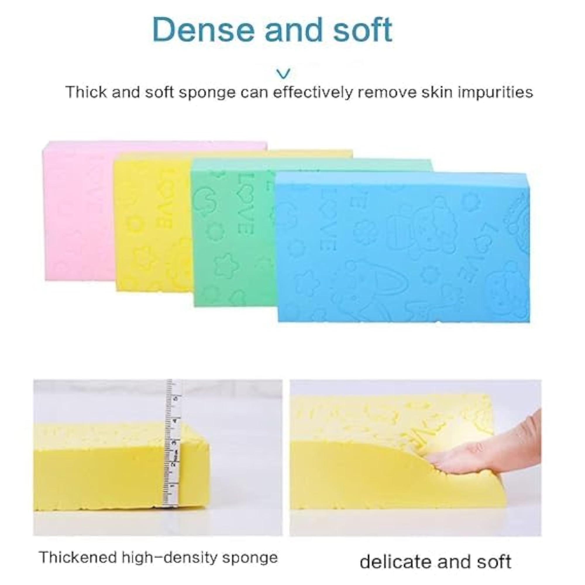 Japanese Spa Cellulite Massager, Dead Skin Remover Sponge