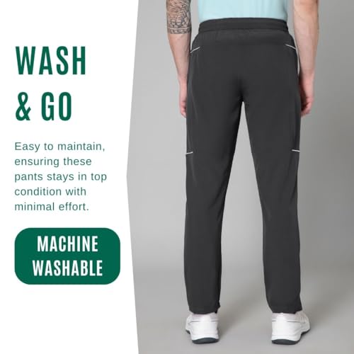 Image of Track Pant for Men for Running, Gym Sports Lower for Men & Boys Summer Track Pants for Men, Boys Multipurpose Mens Lower Activewear Regular Fit Trousers Sports Night Pants for Men