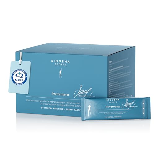 BIOGENA SPORTS – Performance Nahrungsergänzungsmittel – Komplex mit Kreatin, PEAK ATP®, Ashwagandha & L-Carnitin 30 Sachets – Sorgfältig abgestimmte Mikronährstoffe für sportlich aktive Athlet:innen