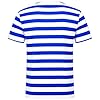 MISHOO Men's Striped T-Shirt, omfortable Everyday Wear, Shorts Sleeve T-Shirt, Mens Breathable Round Neck T-Shirts, Mens Cotton Regular Fit Shirts (UK, Alpha, XL, Regular, Regular, 1, White & Blue) #3