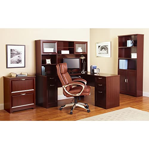 Realspace HS-MG-0173 ® Magellan 59"W L-Shape Corner Computer Desk, Classic Cherry thumb #5