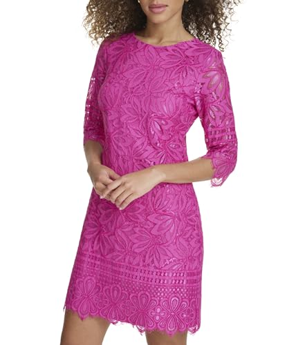 Image of Kensie Women's 1 /2 Sleeve Lace Mini Dress
