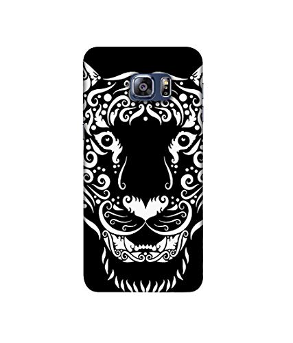 Image of Amazon Brand - Solimo Designer White Tiger 3D Printed Hard Back Case Mobile Cover for Samsung Galaxy S6 Edge Plus