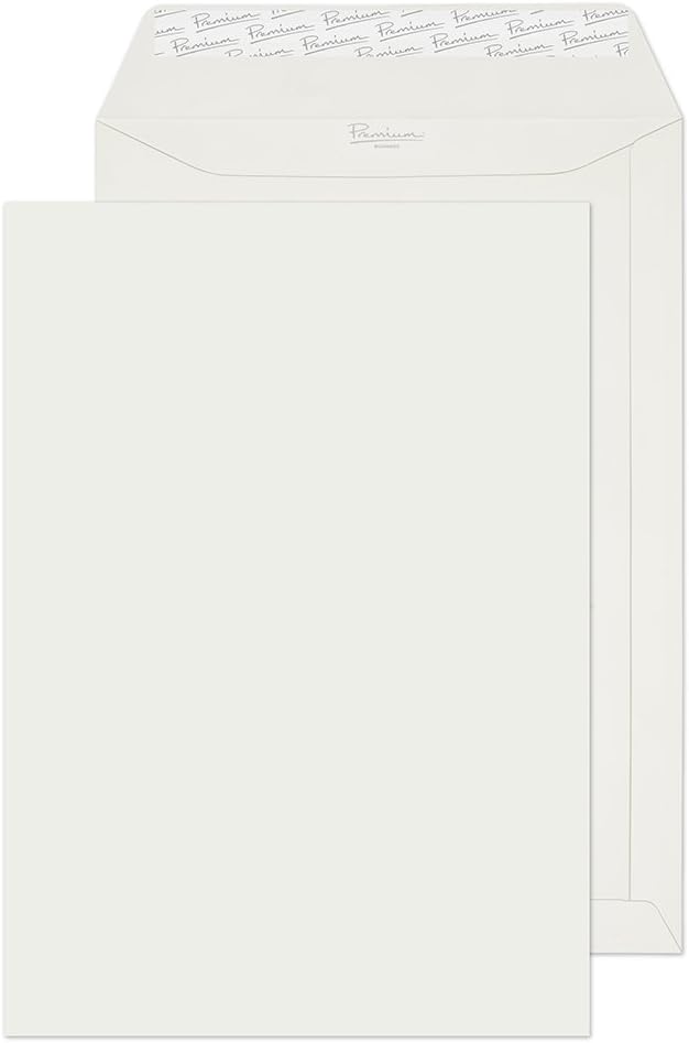 Blake Premium Business C4 324 x 229 mm 120 GSM Peel & Seal Pocket Envelopes (39891) High White Laid - Pack of 250