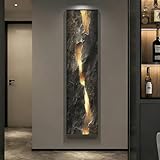BEBANE Cuadro Decorativo de Pared 3D con iluminación LED,30 * 120cm/11.8 * 47.2in)