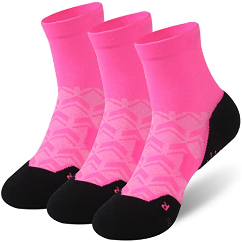 NIcool Cycling Socks For Men Women,Bright Crew Socks Running Socks Tennis Golf Athletic Socks For Youth
