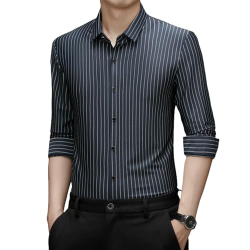 Chemise à manches longues sans couture homme anti-irritation